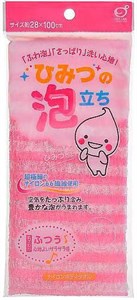 Мочалка для тела средней жесткости красная Okazaki 4986614230537