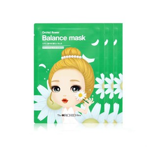 Маска для лица тканевая восстанавливающая Balance Mask, 25 г The Orchid Skin  8809412862396