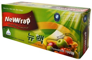 Пакеты New Wrap  «New Bag»  (25cm x 35cm ) 100 шт. 8806372490126