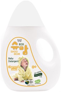 Shoomom baby detergent Chamomile 1,3L Эко гель для стирки детского белья с ароматом ромашки B&D 8809361311174