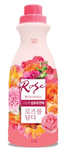 High Enrichment Fabric Softener Rose Кондиционер концентрат для белья с ароматом розы 1,2л. B&D 8809361310924