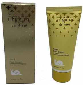 Premium Jigott&La Miso Крем для ног с муцином улитки 100 мл К873