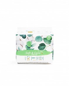 Женские гигиенические ультрамягкие прокладки La Miso Soft & Care (M) 12шт К1839