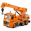 Грузовик-конструктор с подъемным краном, фрикц., свет, звук, 1:12 33см Funky toys FT61110a FT61110a - фото 7645